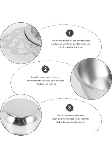 6 Paket Çay Süzgeçleri Damla Kase Gevşek Yaprak Çayı Için 2 5 Inç Çay Filtreleri Paslanmaz Çelik Örgü Çay Infüzyonu Saplı (Yurt Dışından) fırsatları