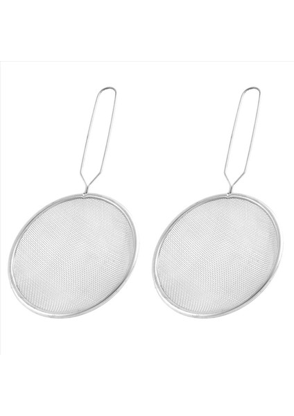 2x Ince Örgü Süzgeç Yağı Kevgir Elek Kepçe 12CM Dia (Yurt Dışından)