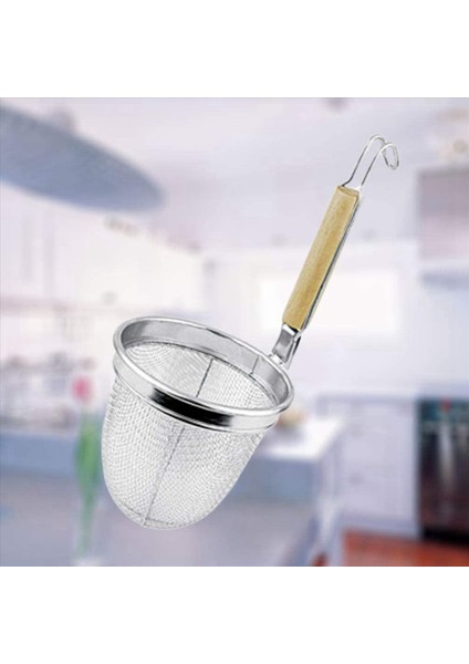 4x Noodle Süzgeç Paslanmaz Çelik Noodle Sepet Çok Fonksiyon Sunum Sepet Mutfak Süzgeç Düzeni Mutfak Maddesi (Yurt Dışından) fiyatları