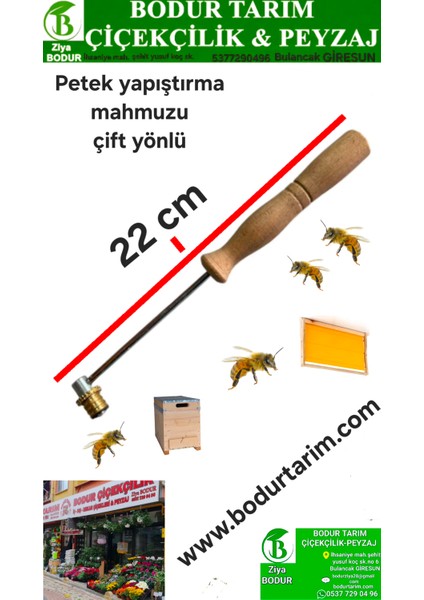 Bodur Tarım Bulancak Arı Çerçeveye Petek Yapıştırma Mahmuzu Çift Yön Özellikli
