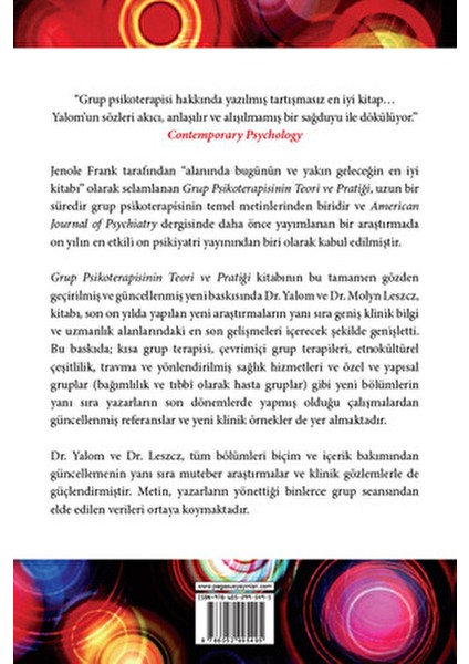 Grup Psikoterapisinin Teori Ve Pratiği fiyatları