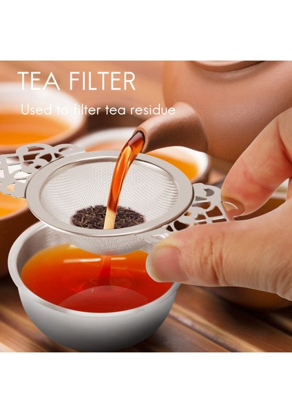 Damla Kaseleri (2 Paket) ile Çay Süzgeçleri Zarif Paslanmaz Çelik Gevşek Yaprak Çay Süzgeçleri (Yurt Dışından) fiyatları