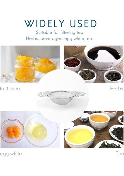 Damla Kaseleri (2 Paket) ile Çay Süzgeçleri Zarif Paslanmaz Çelik Gevşek Yaprak Çay Süzgeçleri (Yurt Dışından) fırsatları