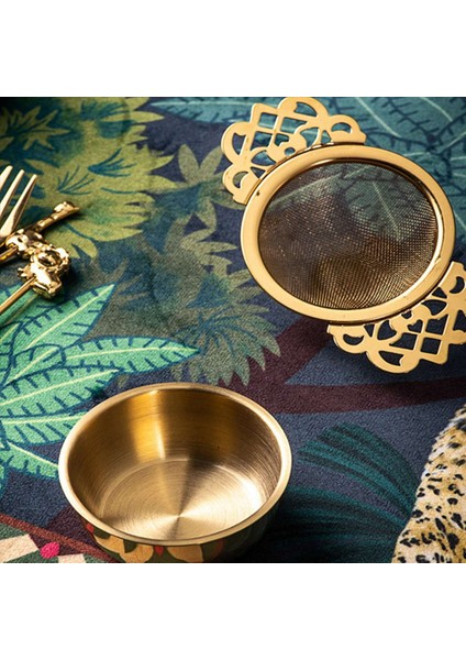 4x Paslanmaz Çelik Çay Süzgeç Damla Kasesi Kolay Temiz Gevşek Yaprak Asma Infuser Filtre Mutfak Aleti (Yurt Dışından) fırsatları