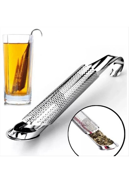 Çay Filtre Borusu Şekli Gevşek Yaprak Difüzör Çay Süzgeci Çelik Çay Infüzer Çaydanlık Mutfak Eşyaları Mutfak Aksesuarları (Yurt Dışından) indirimleri