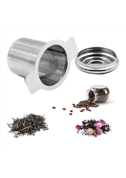 4 Paket Gevşek Yaprak Çay Filtreleri Paslanmaz Çelik Çay Sepeti Filtreler Çaydanlık Üzerinde Asmak Için Çay Süzgeci Dik (Yurt Dışından) modelleri