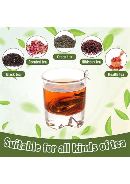 50PCS Çay Süzgeç Paslanmaz Çelik Çay Top Infuser Gevşek Genişletilmiş Zincir Kanca Baharat Fincan Şişe Parti Iyilik (Yurt Dışından) modelleri