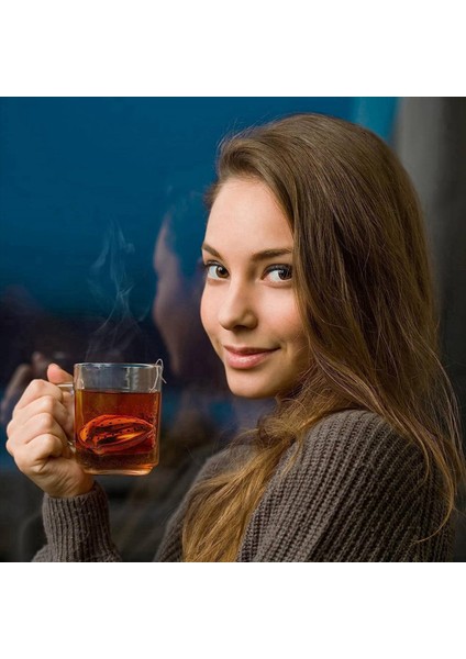 50PCS Çay Süzgeç Paslanmaz Çelik Çay Top Infuser Gevşek Genişletilmiş Zincir Kanca Baharat Fincan Şişe Parti Iyilik (Yurt Dışından) indirimleri