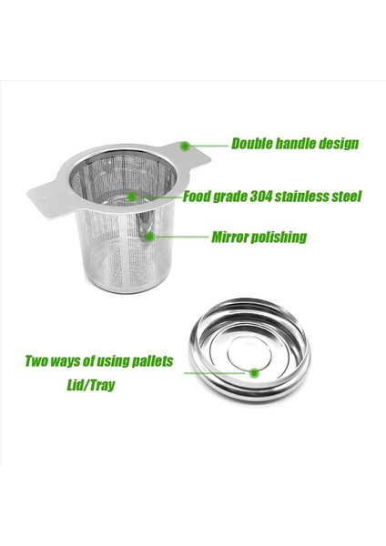 6 Paket Gevşek Yaprak Çay Filtreleri Paslanmaz Çelik Çay Sepeti Filtreler Çaydanlık Üzerine Asmak Için Çay Süzgeci Dik (Yurt Dışından) fırsatları