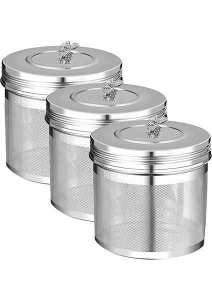 3 Adet Gevşek Yaprak Çayı ve Baharat Infüzörü Için Büyük Çay Topu Infüzörü Yemek Pişirme Dişli Kapak Ekstra Ince Örgü Çay Süzgeci (Yurt Dışından) fiyatları