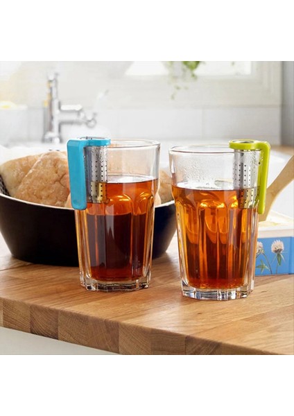 Çay Infüzör Süzgeçleri Elek Paslanmaz Çelik Infusers Çay Yerheği Çay Yaprağı Filtre Difüzör Infüzör Mavi (Yurt Dışından) modelleri