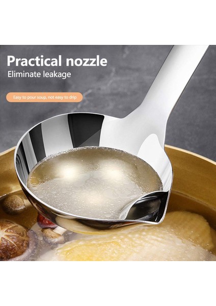 2x Yağ Seperator Kaşık Paslanmaz Çelik Yağ Filtre Kaşık Çorbası Uzun Saplı Yağ Çorbası Pişirme Süzgeci Filtre Çorbası (Yurt Dışından) fırsatları
