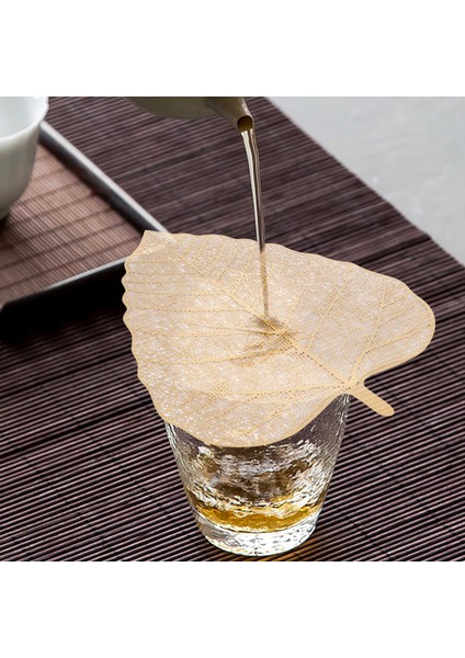 Yeni Paslanmaz Çelik El Yapımı Yaprak Şekli Çay Süzgeci Çay Infüzörü Çay Filtresi Gevşek Yaprak Çayı (Altın) Için Mükemmel (Yurt Dışından) modelleri