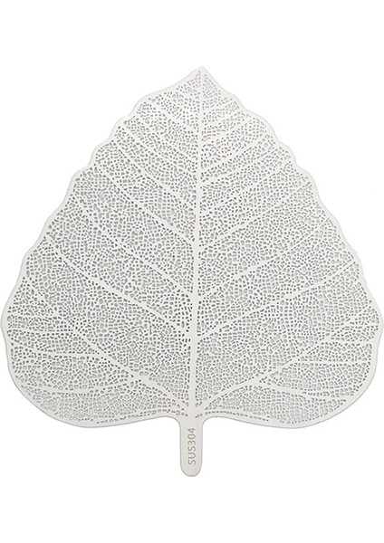 Yeni Paslanmaz Çelik El Yapımı Yaprak Şekli Çay Süzgeci Çay Infüzörü Çay Filtresi Gevşek Yaprak Çayı Için Mükemmel (Gümüş) (Yurt Dışından)