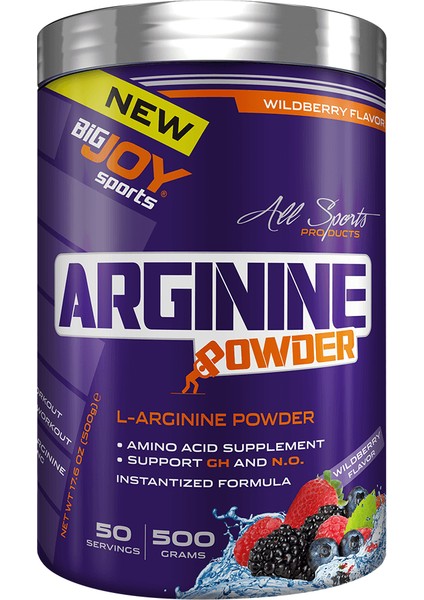 Bigjoy L-Arginine Powder 500gr Orman Meyveleri fiyatları