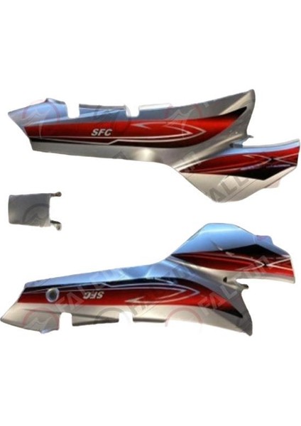 Mondial Sfc Sele Alt Karenaj Sağ Sol Takım ve Birleştirici (Gri)