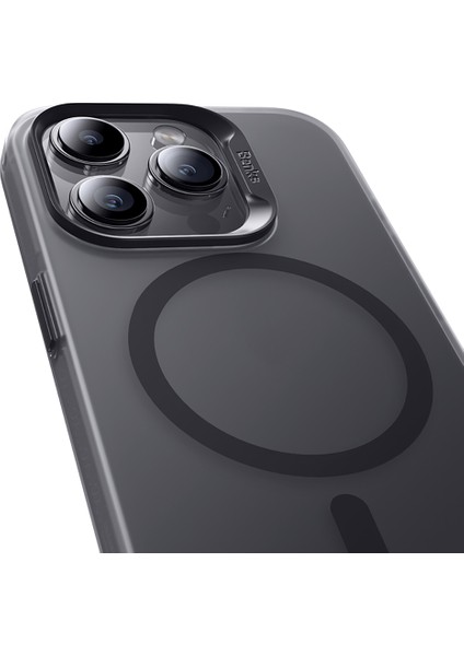 iPhone 16 Pro Max Uyumlu Kılıf M-Safe Şarj Özellikli Yeni Seri Benks Lucid Armor Kapak Siyah indirimleri