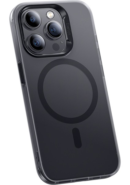 iPhone 16 Pro Max Uyumlu Kılıf M-Safe Şarj Özellikli Yeni Seri Benks Lucid Armor Kapak Siyah