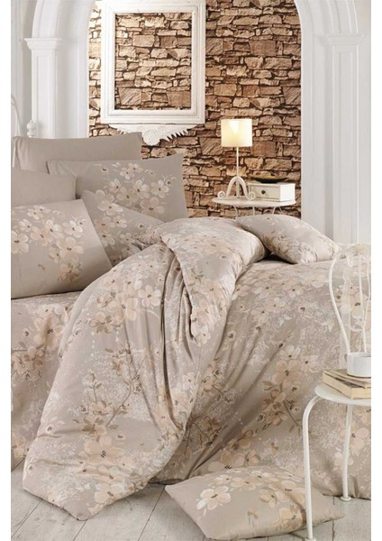 Çift Kişilik Nevresim Takımı Pamuklu Bej Bahar fiyatları