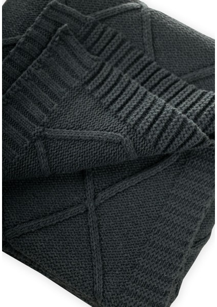 Triko Battaniye 80X100 cm Antrasit modelleri