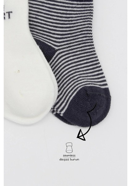 Big Heart Penye Soket Çorap 2'li Antrasit modelleri