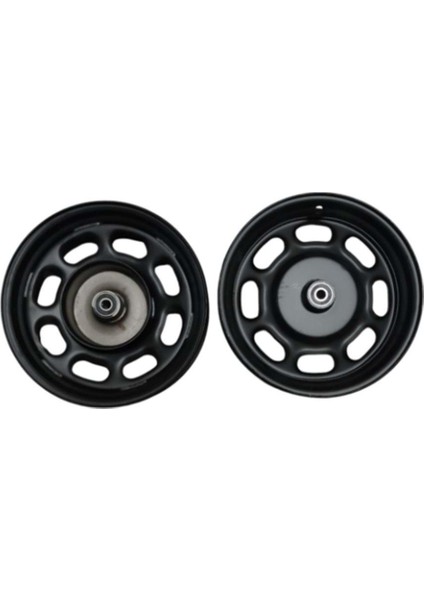 Ön 10 Jant Kampanalı Siyah Saç E-Bisiklet