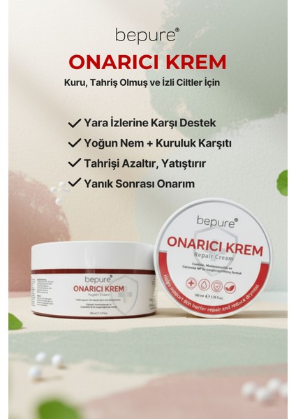 Hasar Görmüş Cilt Bariyer Onarıcı, Seramid, Madecassoside Destekli, Yoğun Onarıcı Krem 100 ml fiyatları