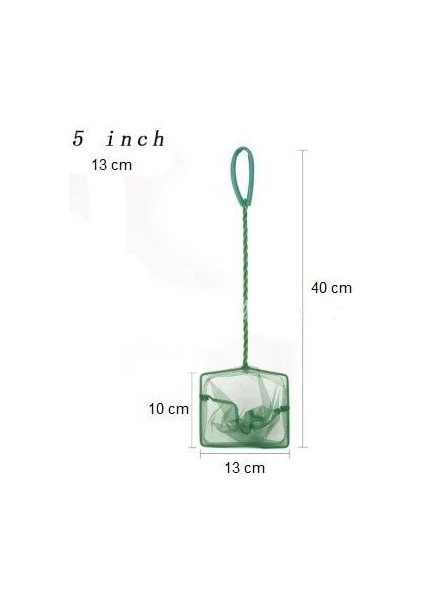 Akvaryum Balık Yakalama Kepçesi 5 Inç 13 cm fırsatları