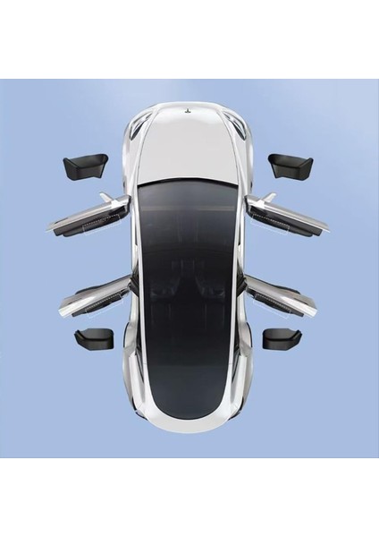 Tesla Için Kapı Tarafı Cep Depolama Kutusu Model Y Juniper 2025 Ön Arka Kapı Tepsisi Organizatör Iç Aksesuarlar (Yurt Dışından) indirimleri