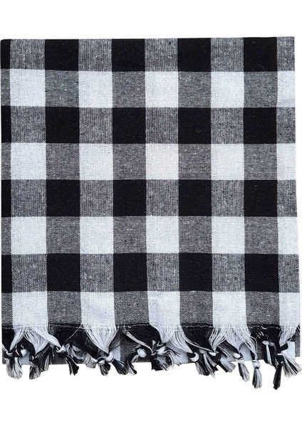 150X150 cm Kareli Yer Sofra Bezi Piknik Masa Örtüsü Saçaklı indirimleri