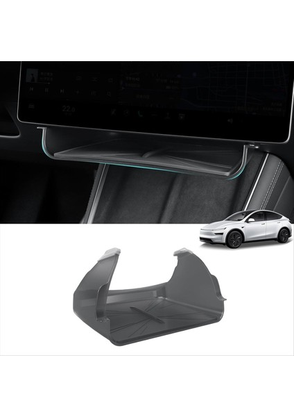 Tesla Model Y Juniper Model 3 Yayla Aksesuarları Için Ekran Saklama Kutusu Organizatör Tepsisi (Yurt Dışından) fırsatları