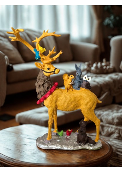 Orman Dostları Geyik Figürlü Yılbaşı Dekoru – Dekoratif Heykel & Masa Üstü Biblo fiyatları