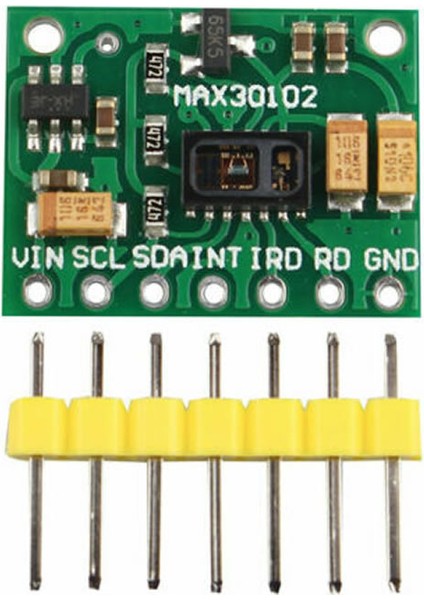 MAX30102 Nabız Kalp Atış Hızı Sensörü Biyosensör I2C Kandaki Oksijen Konsantrasyonu Ölçümü Oksimetr