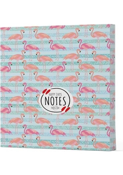 Flamingo 1 - Yan Baskılı Çizgili Defter