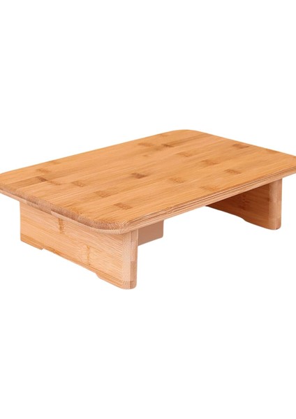 Ayaklı Bambu Kesim Tahtası-Kesme Tahtası-Ekmek Tahtası-Et Tahtası-(36 x 24 x 8,5 Cm)