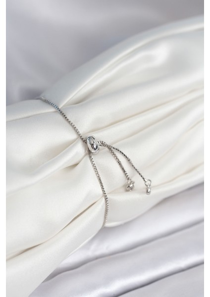 Çiçek Model Asansörlü Gümüş Renk Kadın Bileklik - TJ-BB8012 fiyatları