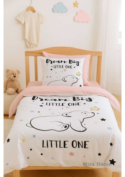 Dijital Baskılı 3D Pamuklu Yenidoğan Bebek Nevresim Takımı Dream Big modelleri