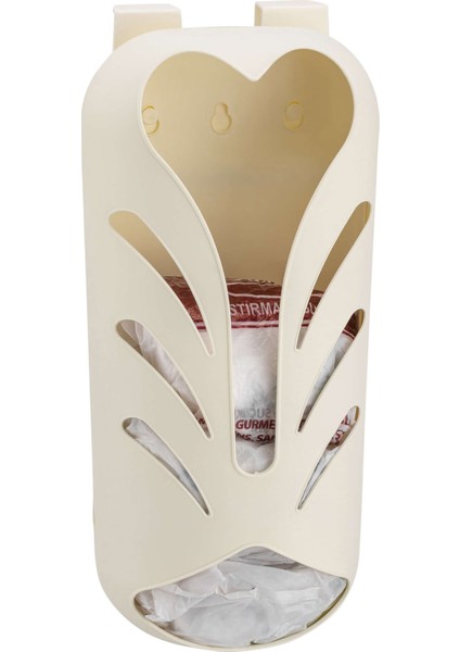 Poşet Ambarı Qlux Dolap Kapağına Asılabilir Yapışabilir Poşet Organizeri L-00244