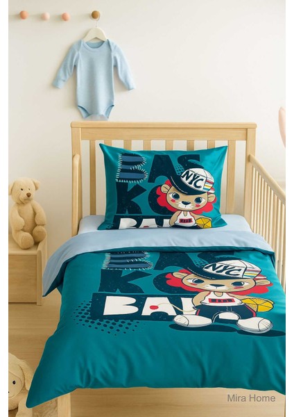 Yenidoğan Erkek Bebek Nevresim Takımı &AMP;#37;100 Pamuklu Nyc