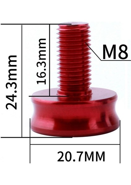 2x Yol Tespit Orta I - 7075 Kırmızı (Yurt Dışından) indirimleri
