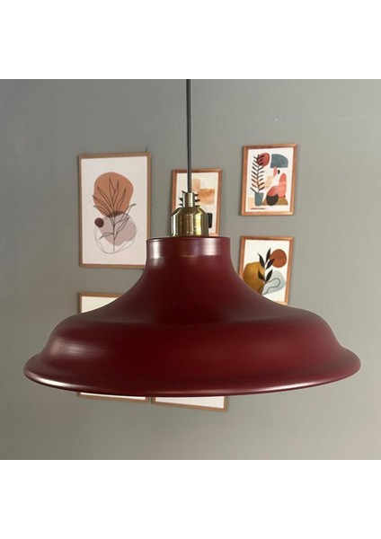 Bergo Vişne Çürüğü Yarım Lale Başlık Avize Salon Oturma Odası Yatak Odası Sarkıt Modeli