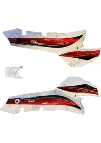 Mondial Sfc Sele Alt Karenaj Sağ Sol Takım ve Birleştirici (Beyaz)