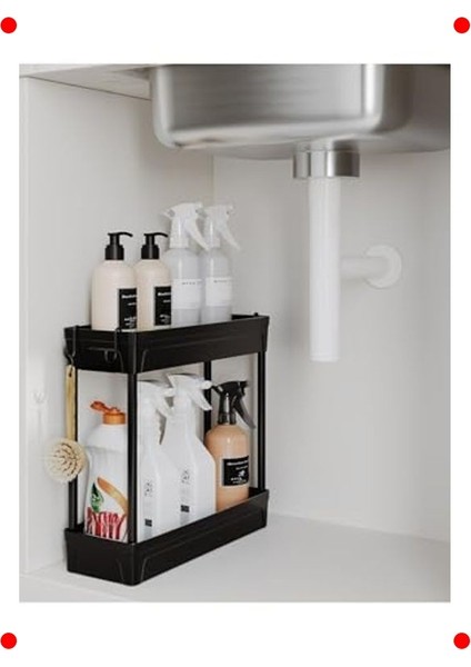 2 Katlı Çok Amaçlı Evye Altı & Banyo Düzenleyici fiyatları