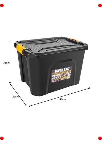 42 Litre Çok Amaçlı Dayanıklı Saklama Kutusu fiyatları