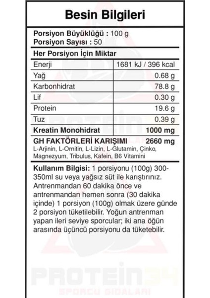 Bigjoy Bigmass Gainer Gh Factors Çikolatalı Karbonhidrat 5000 Gr modelleri