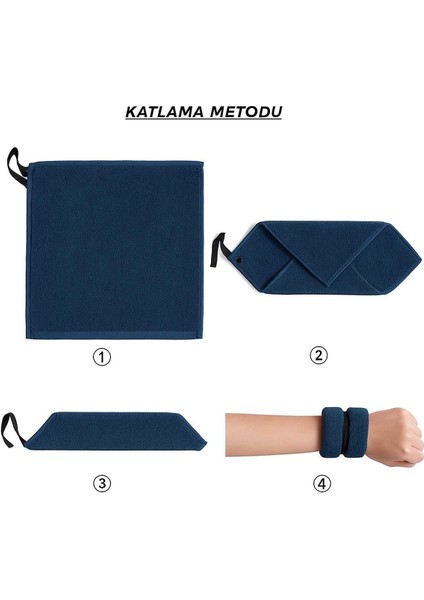 Mira Home Sporcu Havlu El Bilekliği Ter Havlusu Yumuşak Mikrofiber fiyatları