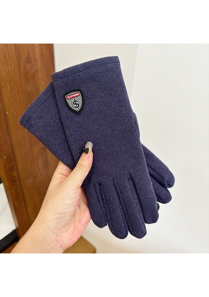 Erkek Alman Polar Sıcak Eln Sonbahar ve Kış Soğuk Açık Sürme Sürüş Beş Parmak Ekrana Tam Parmak Dokunabilir (Yurt Dışından)