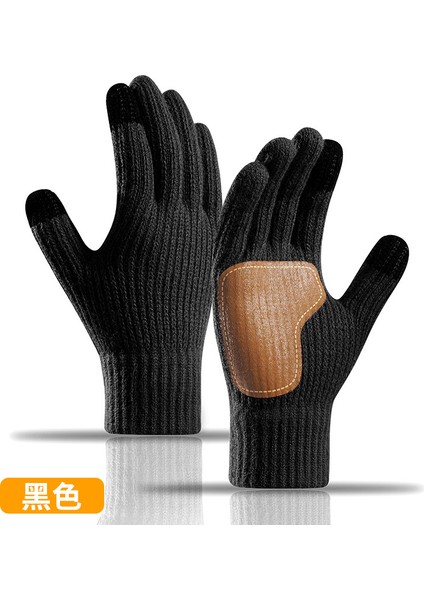 Yeni Sonbahar ve Kış Dokunmatik Ekran Elnleri Büyük Erkek ve Kadınlar Açık Havada Sürme Kaymaz Soğuk Örme Elnler (Yurt Dışından)