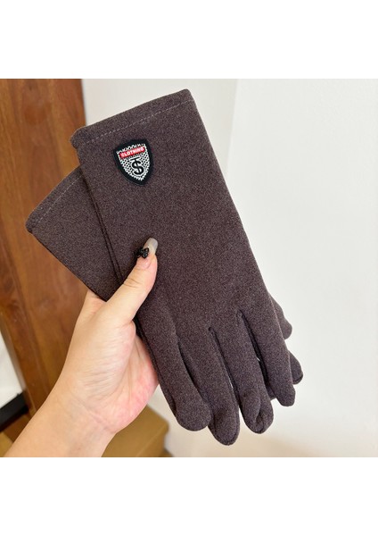 Erkek Alman Polar Sıcak Eln Sonbahar ve Kış Soğuk Açık Sürme Sürüş Beş Parmak Ekrana Tam Parmak Dokunabilir (Yurt Dışından)