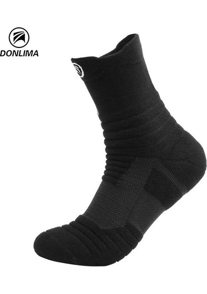 Erkek Basketbol Çorapları, Kalınlaştırılmış Havlu Kumaş Taban, Orta Baldır, Yüksek Bilekli, Outdoor Çoraplar, Spor Çorapları. (Yurt Dışından)